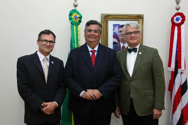 Flávio Dino busca parcerias com Agência Francesa para investimentos em saneamento básico no Maranhão