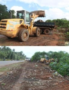 Prefeitura de Pinheiro realiza mutirão na MA – 106 e recolhe mais de um tonelada de resíduos