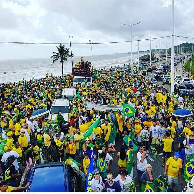 Veja como foi o ato em apoio a Bolsonaro em São Luís