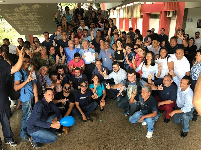 Eleição na  UFMA: Natalino Salgado registra candidatura e mostra força