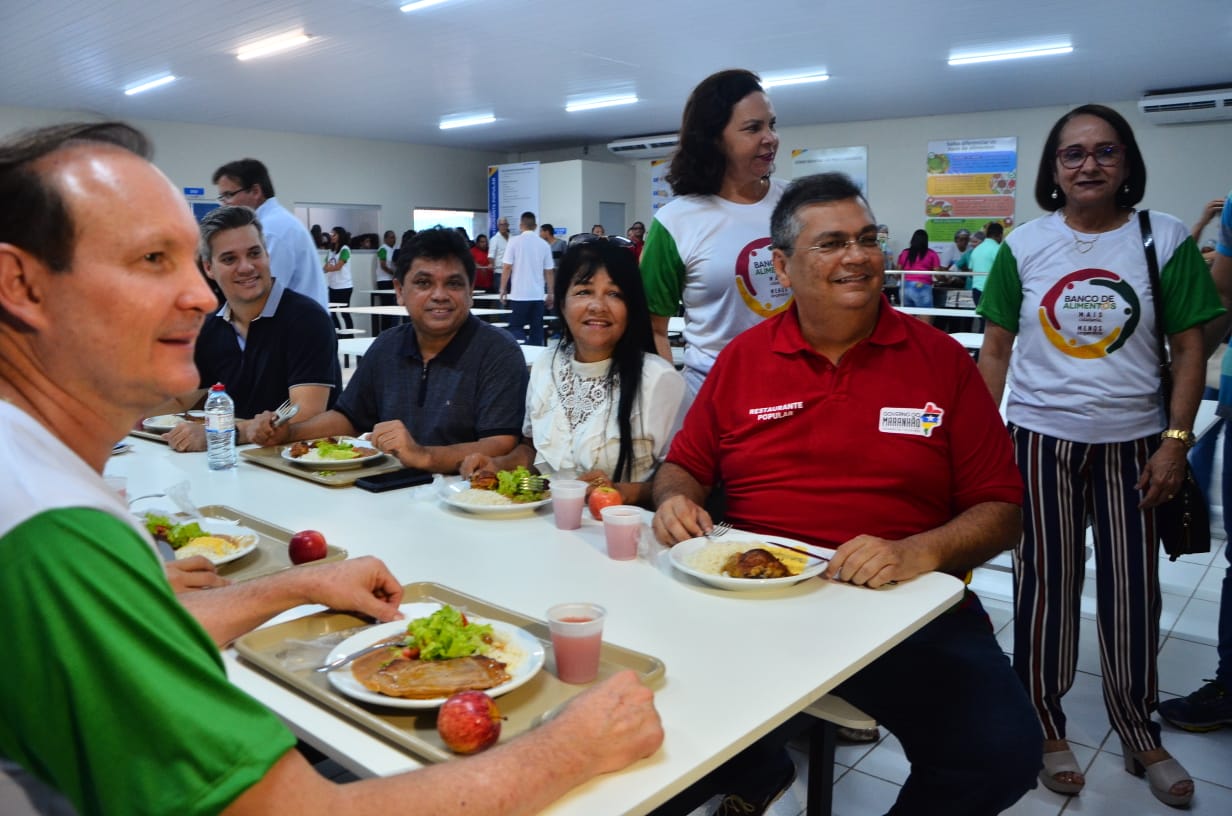 Flávio Dino inaugura Restaurante Popular e Banco de Alimentos para combater insegurança alimentar em São Luís