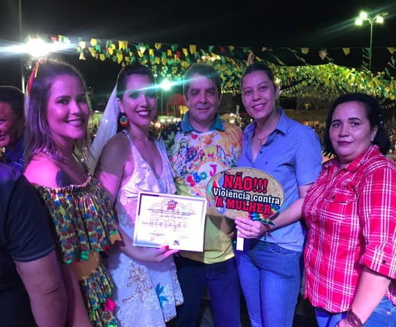 Santa Rita divulga campanha de combate à violência contra mulher durante festas juninas