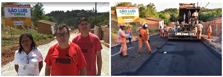Após solicitação do Secretário Ivaldo Rodrigues, asfalto chega nas vias da Zona Rural de São Luís