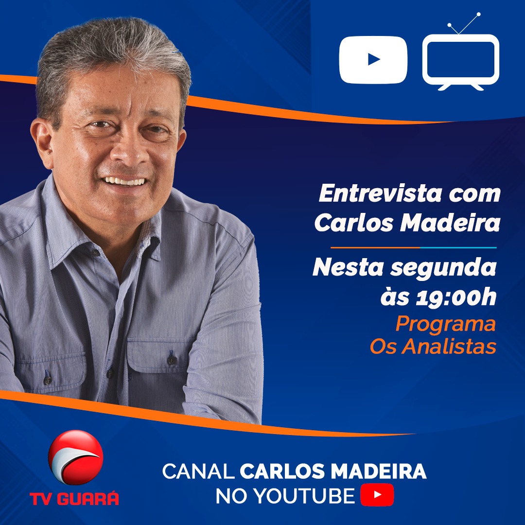 Entrevista: Madeira hoje no “Analistas”  – Tv Guará, com transmissão simultânea pelo canal no   youtube