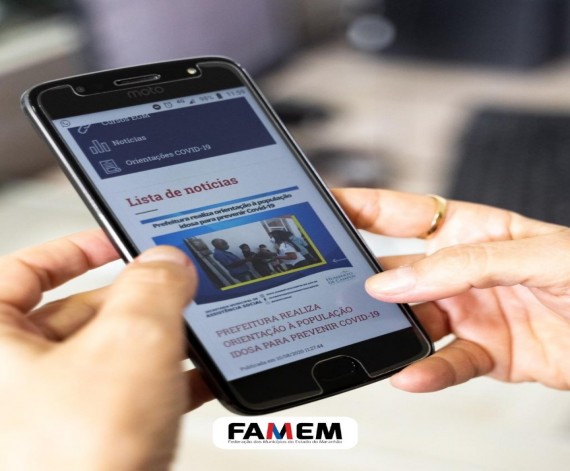 Famem suspenderá divulgação de notícias municipais no site oficial a partir do dia 15
