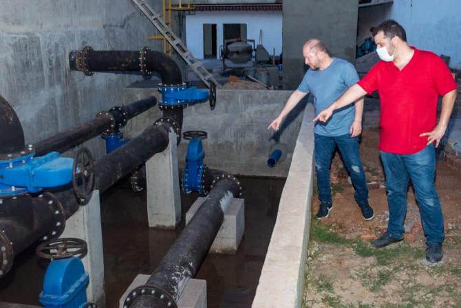 Othelino visita nova Estação de Tratamento de Água construída pelo Governo do Estado em Vargem Grande…