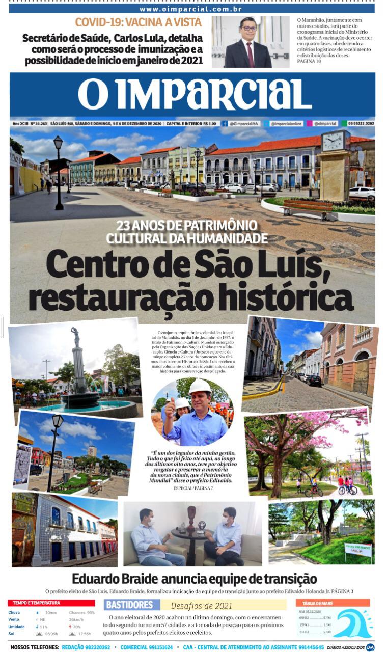 “A recuperação do Centro Histórico é um dos legados da minha gestão”, diz prefeito Edivaldo…