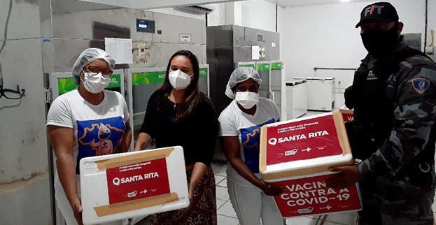 500 vacinas por dia, promete prefeito de Santa Rita…
