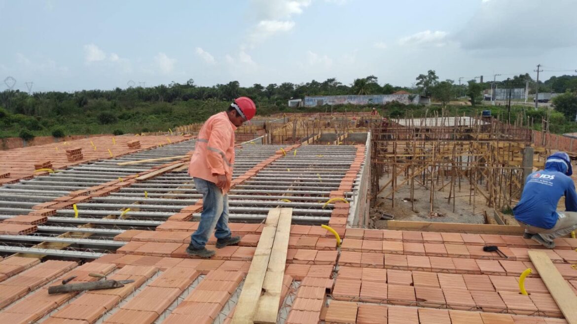 Obras do novo hospital municipal de Santa Rita estão em estágio avançado…