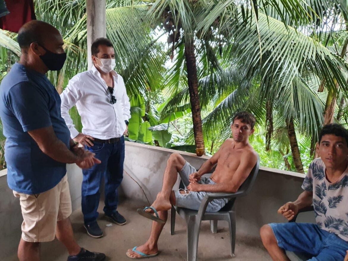 Prefeito Dr Hilton Gonçalo visita povoados de Axixá junto com o vereador Badê…
