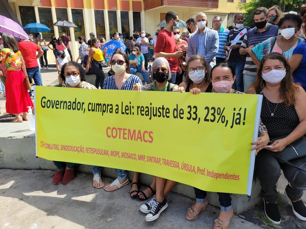 Professores da rede estadual do Maranhão protestam contra Governo Dino reajuste de apenas de 8%; categoria exige aumento de 33,24% dado pelo Governo Bolsonaro…
