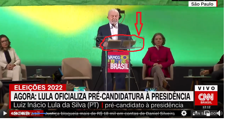 ‘Frio e Sem emoção’ – Por orientação de marqueteiro, Lula abandona o ‘tradicional improviso’ e faz um discurso lendo no lançamento da campanha em São Paulo…