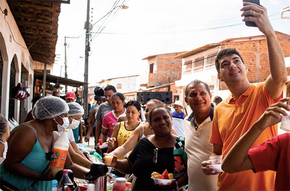 Fernando Braide é recebido por moradores da Vila Cascavel, na Zona Rural de São Luís…
