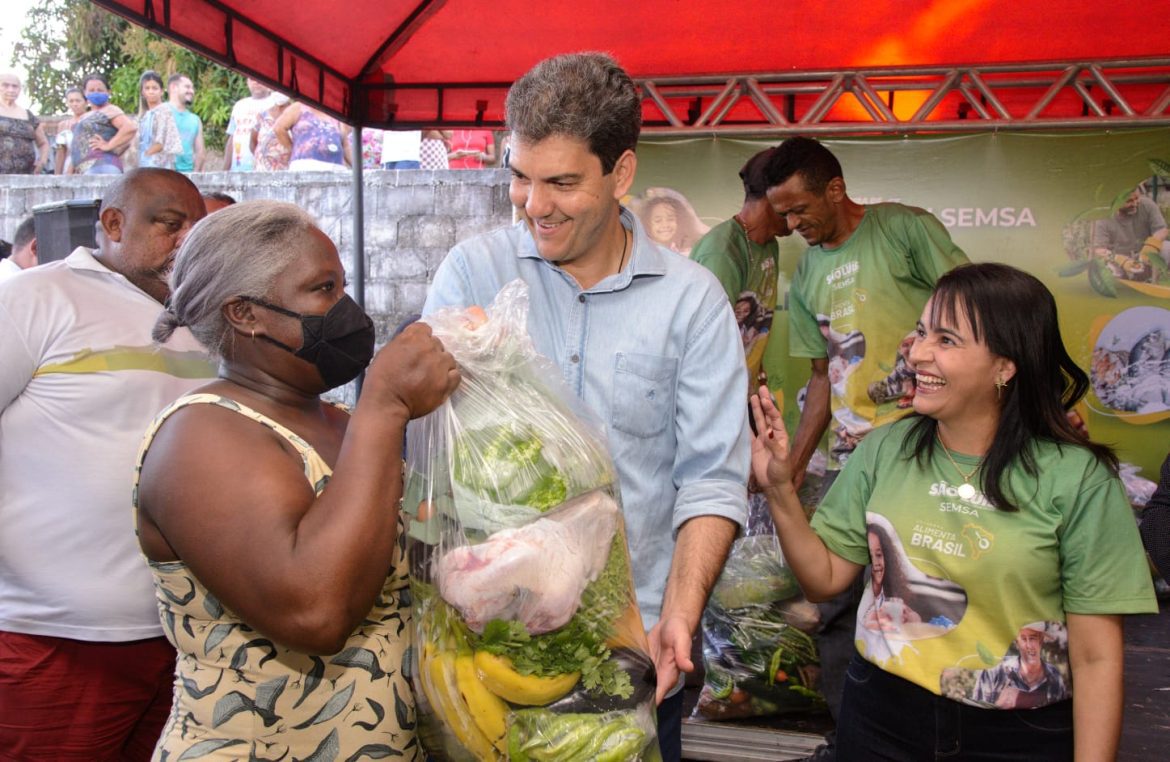 Prefeito Eduardo Braide participa de entrega de cestas do Programa ‘Alimenta Brasil’…
