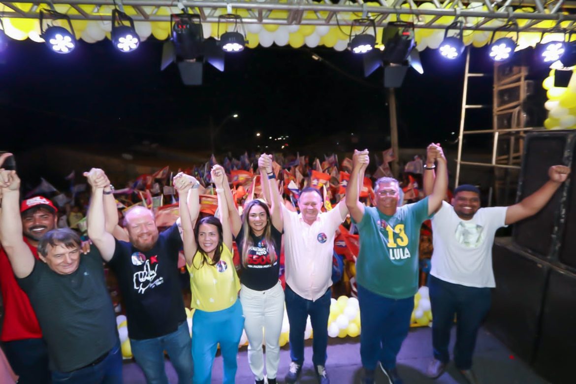 Carreata liderada por Ana Paula Lobato fortalece candidaturas de Othelino e Flávia Alves em Pinheiro…