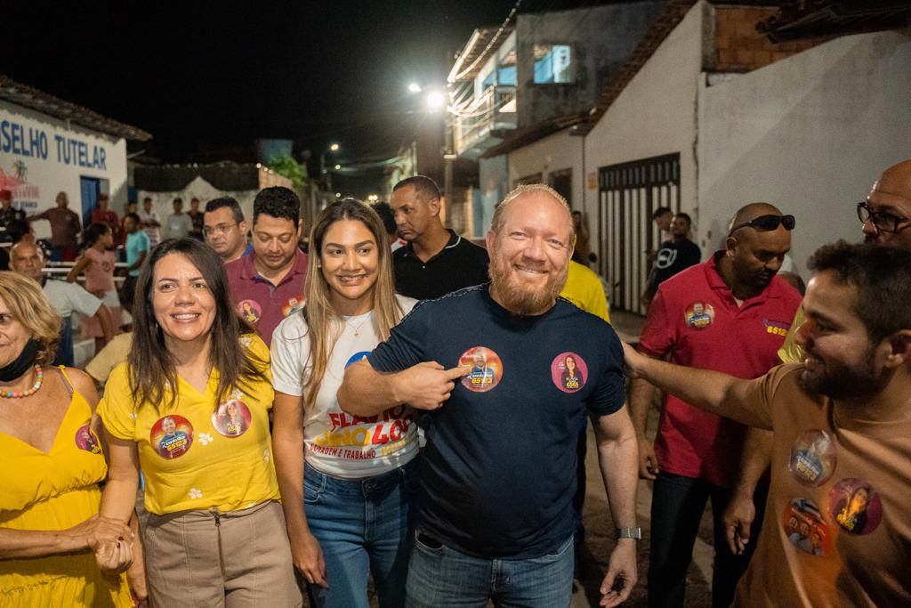 Othelino e Ana Paula prestigiam ato de apoio à eleição de Ricardo Rios e Flávia Alves em Vitória do Mearim…