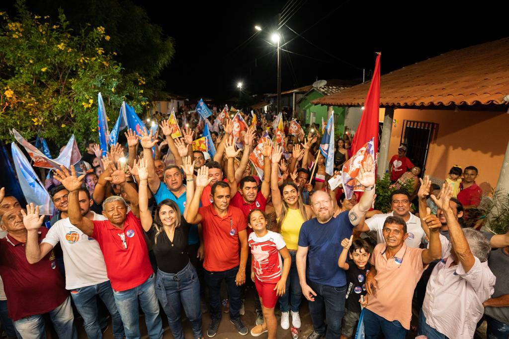 Othelino e Ana Paula participam de grande ato político em São Francisco do Maranhão e recebem apoio de lideranças e populares…