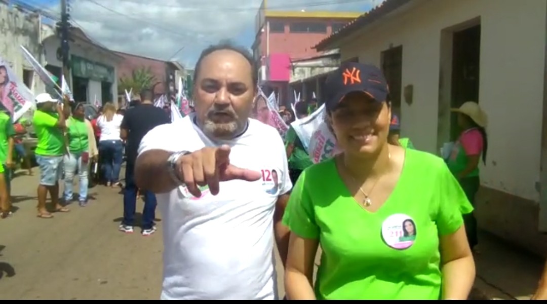 Lucyana Genésio e Isaac Dias, fazem arrastão da vitória pelas ruas de São Bento…