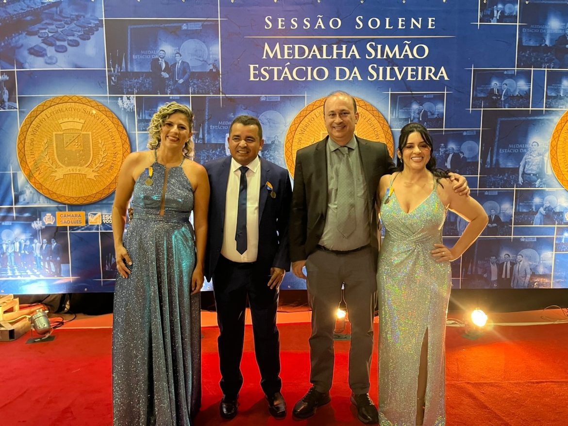 Audreia Noleto recebe Medalha de Mérito ‘Simão Estácio da Silveira’, maior honraria da Câmara Municipal de São Luís…