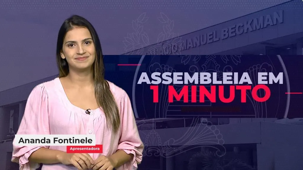 Estreia nesta segunda-feira o programa “Assembleia em 1 Minuto” na TV Assembleia…