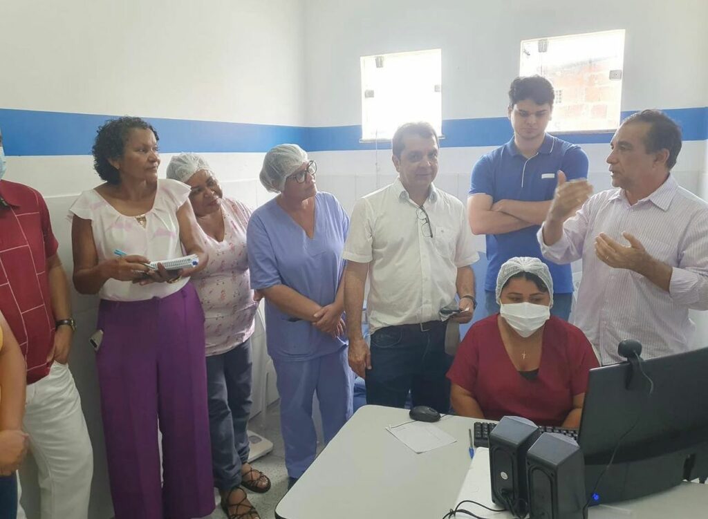Gonçalo acompanha instalação do serviço de telemedicina no novo hospital municipal de Santa Rita…