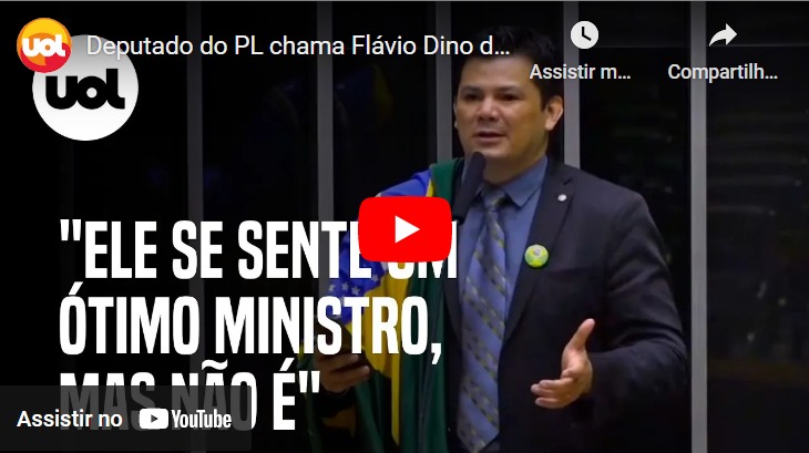 Deputado  chama Flávio Dino de ‘ministro trans’ na tribuna da Câmara…