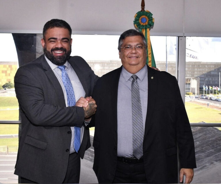 Paulo Victor debate com Flávio Dino sobre ações de segurança para São Luís…