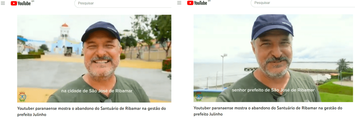 ‘Padroeiro do Maranhão’ – Youtuber paranaense mostra descaso, depredação  e  abandono do ‘Santuário de  Ribamar’ na gestão do prefeito Julinho…