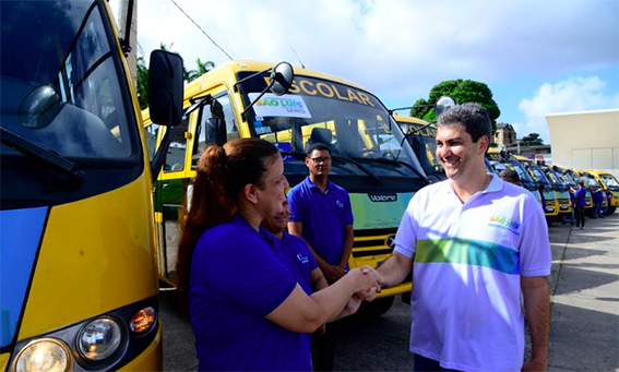 Braide entrega maior frota de ônibus escolares de São Luís…