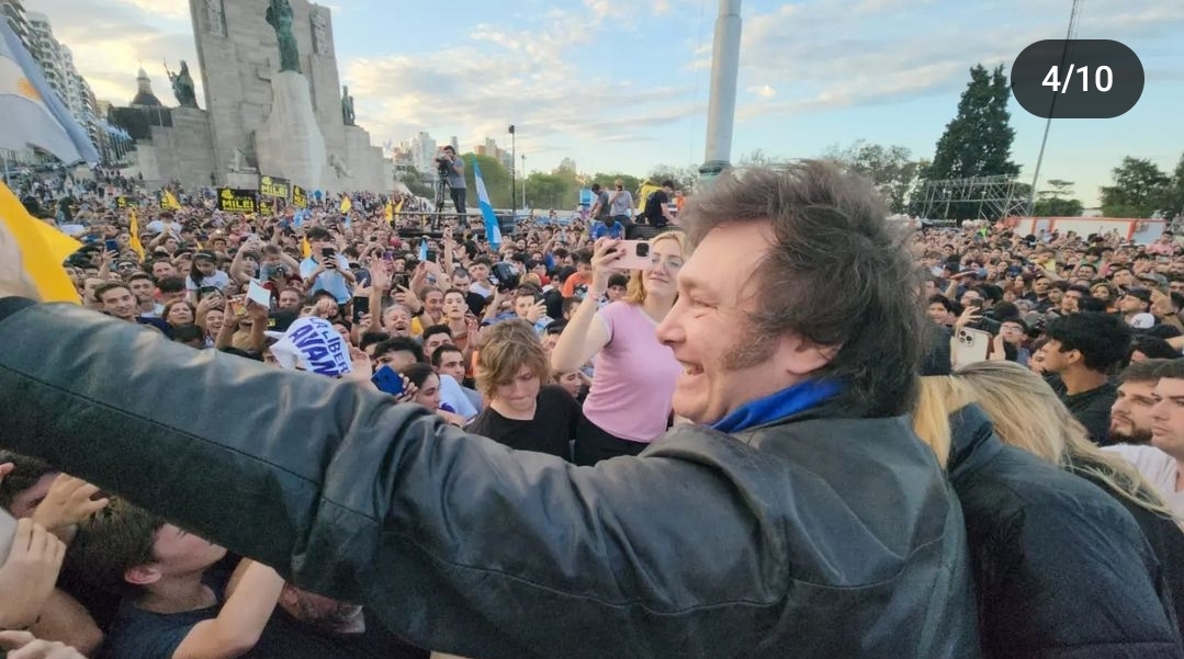 ‘De lavagem’ – Javier Milei ganha eleição para presidente na Argentina…