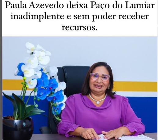 Paula da Pindoba põe o Paço no ‘serasa’…