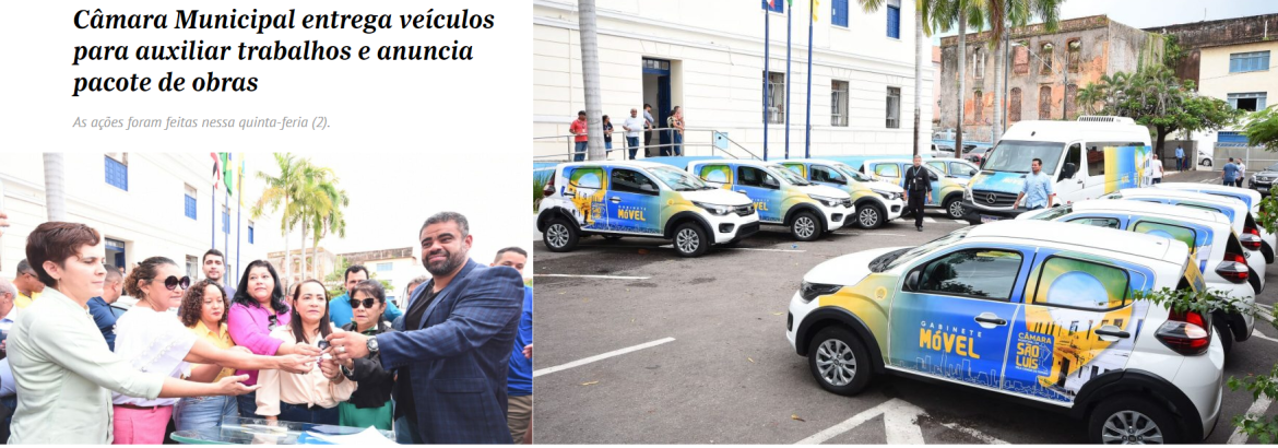 Por falta de pagamento – locadora toma veículos do ‘Gabinete Móvel’, deixando vereadores de São Luís a ‘pé como raposa’… 
