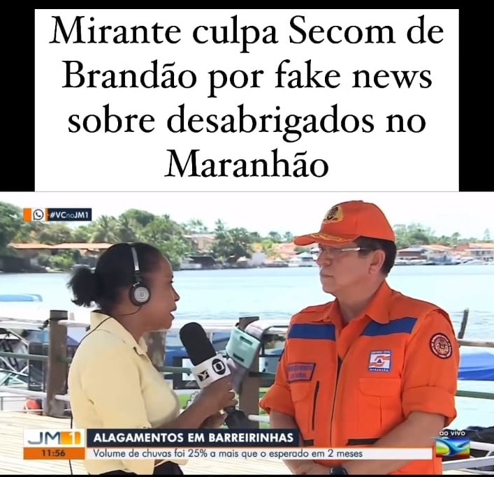 ‘Balaio de Gatos’ – Brandão diz que é ‘Fake News’ sobre cidades alagadas no Maranhão e Mirante desmente Sérgio Macedo…