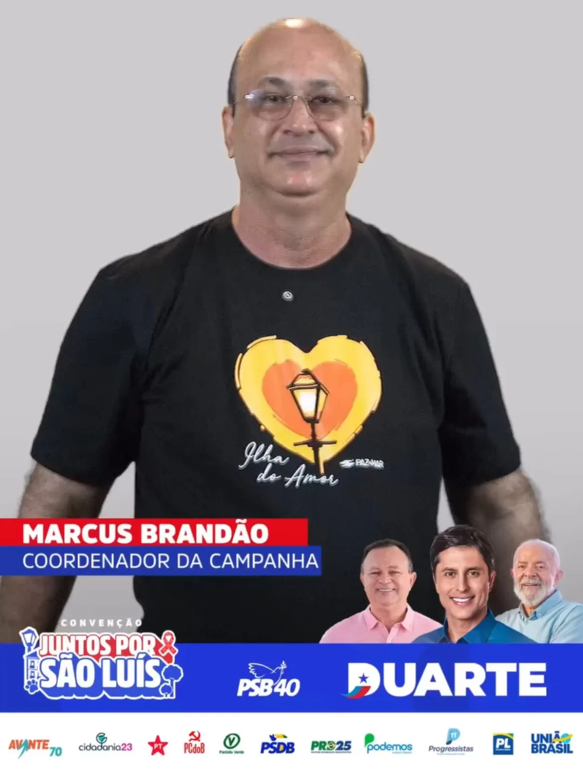 “Eu sou homem de missão”, diz Marcus Brandão sobre campanha de Duarte…