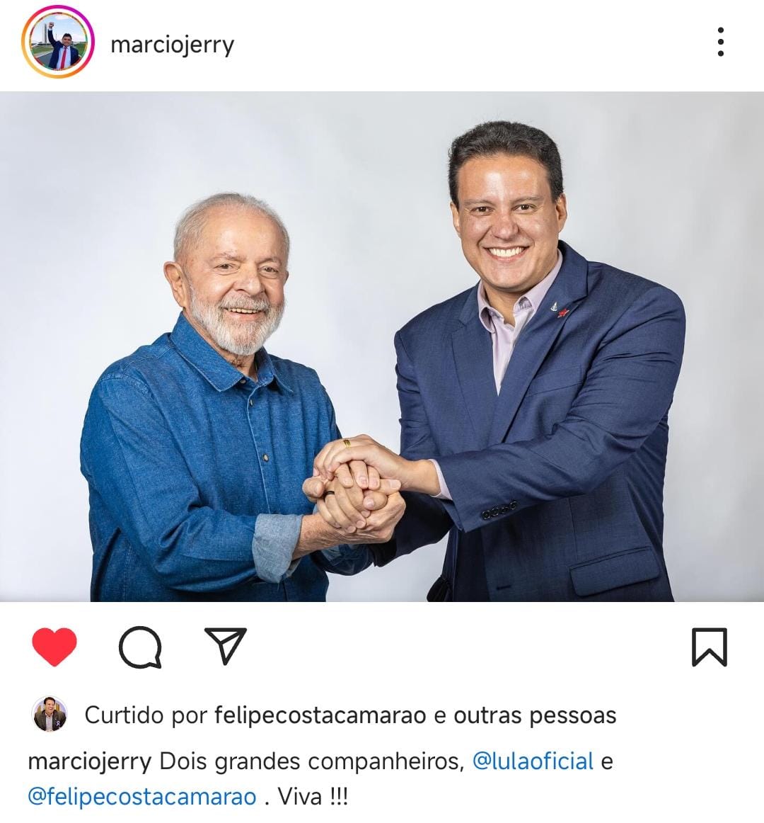 Eleição 2026 – Sob orientação de Jerry, sem consultar Sarney e Brandão, Camarão se encontra com Lula pra discutir conjuntura política….