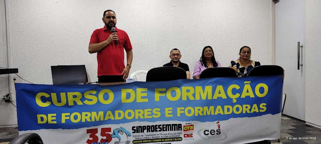 SINPROESEMMA realiza Curso de Formação de Formadores na Regional de Santa Inês…