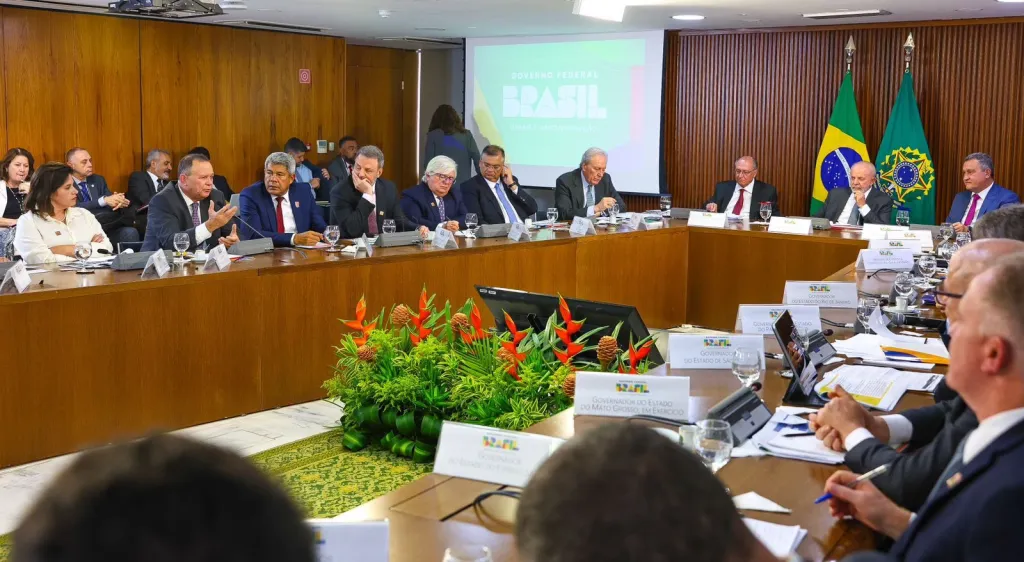 Em reunião com Lula e governadores, Brandão propõe ações integradas para combater crime organizado e a impunidade…