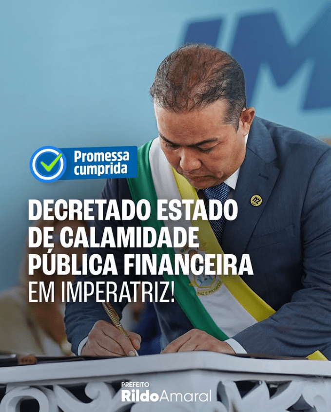 Imperatriz: Prefeito Rildo Amaral decreta calamidade financeira e adota medidas emergenciais…