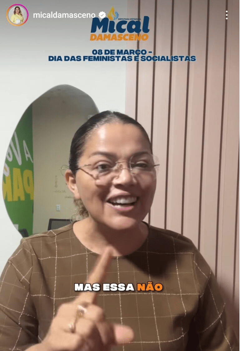 Mical Damasceno critica feminismo e relaciona 8 de março a ideias socialistas…