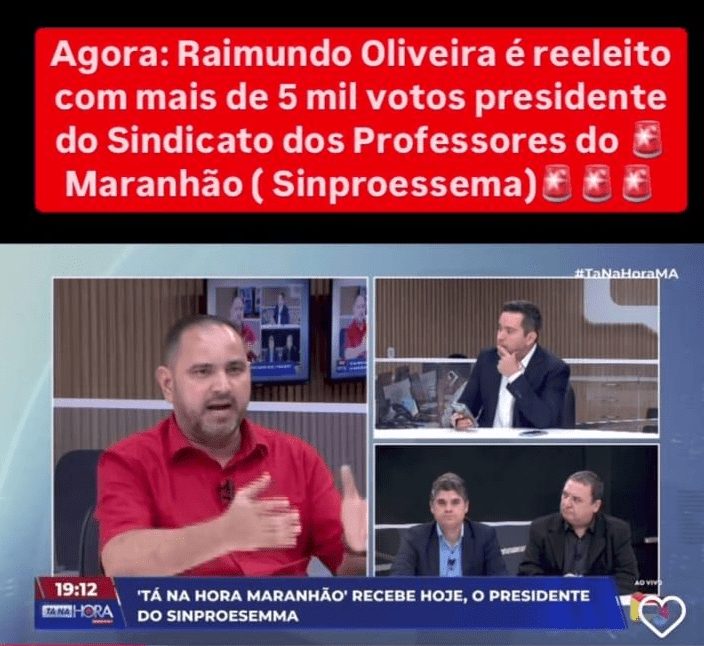 Com 65% dos votos – CHAPA 1 conquista vitória histórica na categoria dos professores e trabalhadores na educação do Maranhão…