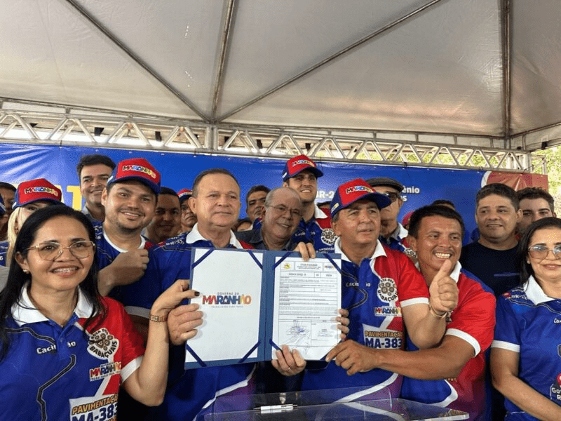Governador Luiz Rocha – Prefeito Zezão e vice Geraldina realizam evento histórico  no município para assinatura da tão sonhada Ordem de Serviço por Carlos Brandão…