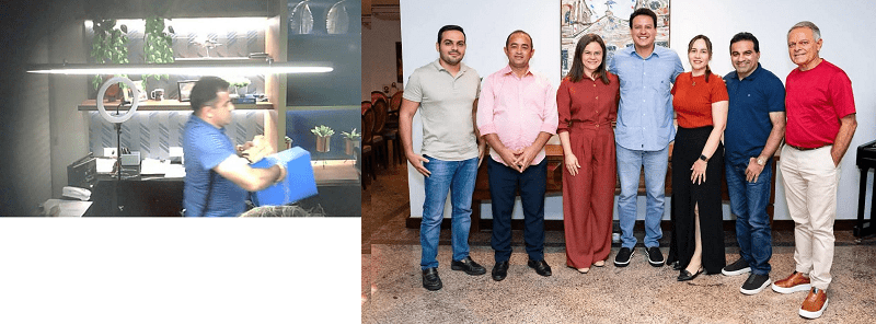 Pra renovar ‘alforria suprema’ – Josimar visita Camarão na interinidade, mas sem moral pra levar nenhum prefeito ao palácio…