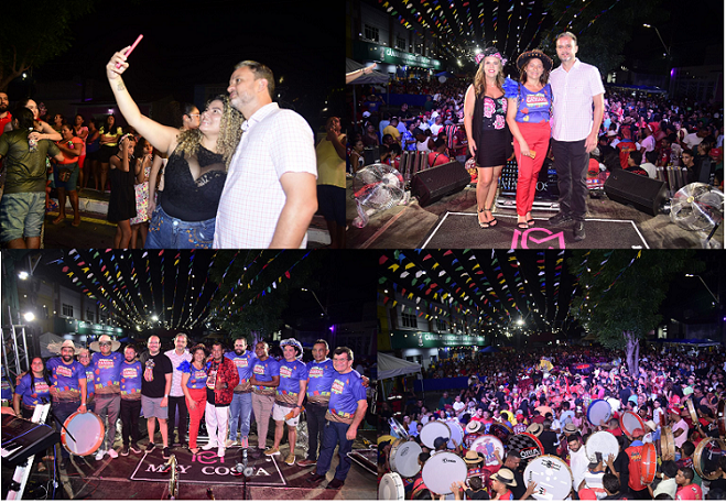 São José de Ribamar – Júlio Filho marca presença no ‘Arraial da Câmara’ e  recebe apoio popular…