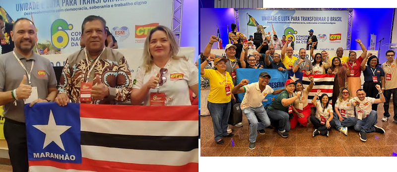 Em Alta –  Presidente do SINPROESEMMA é eleito Diretor Executivo da Central dos Trabalhadores e Trabalhadoras do Brasil CTB…