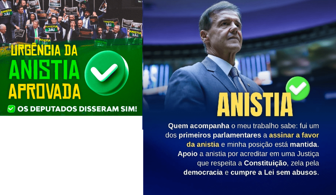 Regime de Urgência da Anistia é aprovado na Câmara com votos da Bancada do MA…