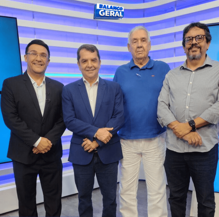 Hilton Gonçalo visita estúdios da Tv Cidade, afiliada da Tv Record em São Luís…