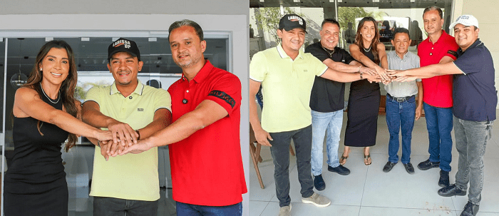 Luís da Amovelar e grupo político oficializam apoio a Júlio Filho e Larissa DP…