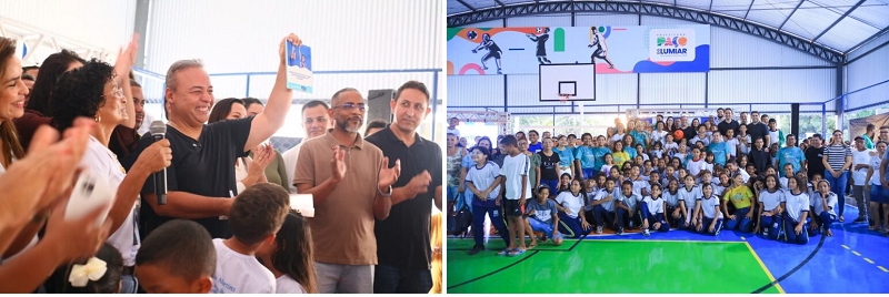 Paço do Lumiar – Fred Campos inaugura Quadra Poliesportiva e Sala de Informática…