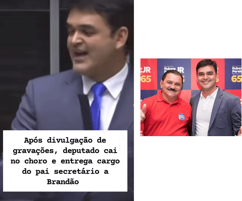 Depois de fazer jogo duplo com os ‘dinocomunistas’ pra derrubar Brandão, Rubinho pede  exoneração de Rubão…
