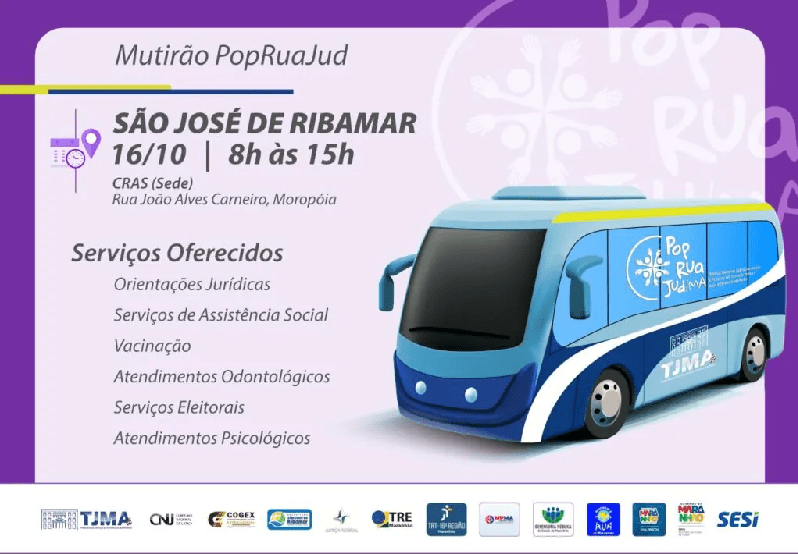 São José de Ribamar – Prefeitura e TJMA firmam parceria para levar cidadania à população através do Mutirão PopRuaJud…